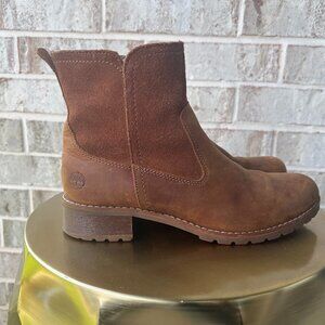 Timberland Wenham Biker Boot Glazed Ginger Size US 7.5 Women's A11PT